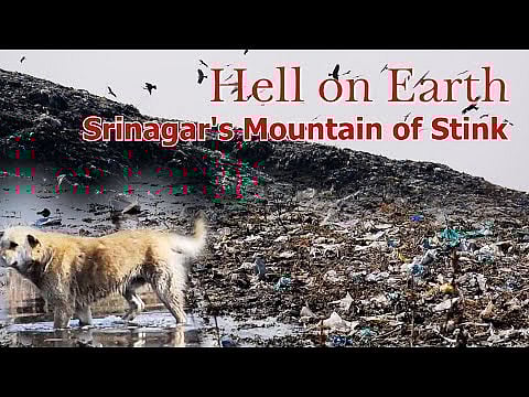 Achan landfill of waste material and garbage is posing a serious threat to environment and has become health hazard in Srinagar, Kashmir.