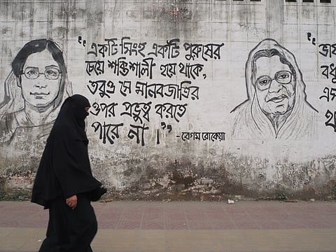 The language movement was the only apolitical uprising in Dhaka, Bangladesh, that saw to create its identity and then a country.
