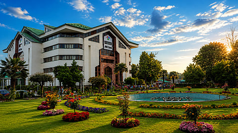 Jammu and Kashmir Bank Corporate headquarters in Srinagar, Jammu & Kashmir.