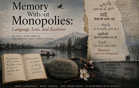 Memory Without Monopolies: Language, Loss, and Kashmir. Image is representational.