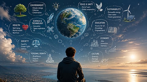 Thought process and philosophy. Image is representational.