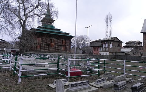 Martyrs Graveyard in Srinagar.