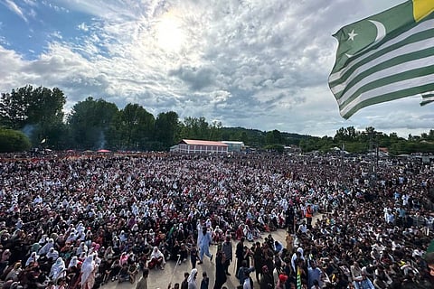 The number of protesters sit-in at Rawalakot has not decreased on Thursday, 23 July 2026, since the beginning of the movement launched by the Joint Awami Action Committee (JAAC) in Pakistan administered Jammu and Kashmir.
