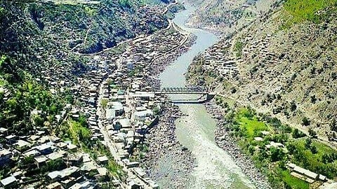 Thathri Town (East to West) in 2019.