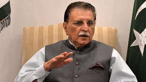 Raja Farooq Haider, former Prime Minister of Pakistan administered Jammu & Kashmir.