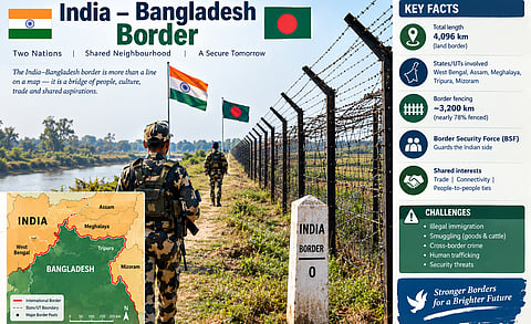 India-Bangladesh diplomacy involves many issues including border, human smuggling and occasional skirmishes between the border guards of two countries. Image is representational.