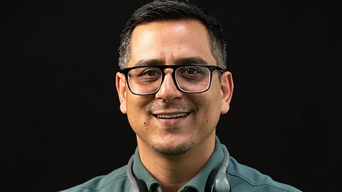 Arfat Sheikh, producer, writer and director of film "Saffron Kingdom".