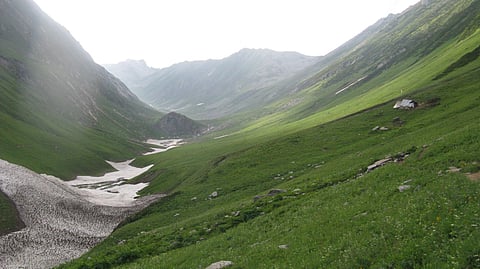 Baloor Kasi located in Guraiz area of Neelum Valley in Pakistan administered Jammu & Kashmir where glaciers are retreating fast threatening water availability downstream.