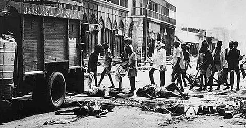 Horrors of partition of India. These photographs are related to the communal violence that unfolded in the Indian sub-continent in the wake of partition of 1947. The image is representational.