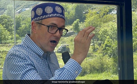 Jammu and Kashmir Chief Minister Omar Abdullah, who is also Vice-President of J&K National Conference.