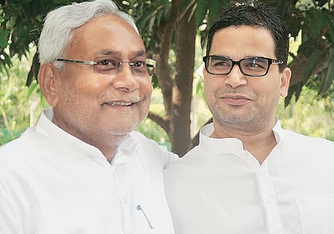 Prashant Kishor and Nirish Kumar. Photo/indiatvnews
