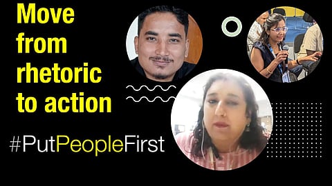 As part of the campaign to reach people from marginalised sections of the society, the author stresses on putting people first for eradicating diseases. Photo/CNS
