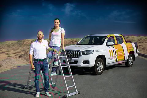 زوجان نمساويان يحوّلان شغفهما إلى شركة عزل مائي بدبي 