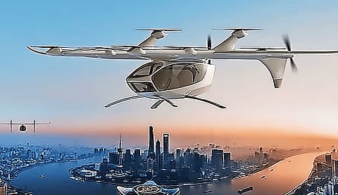 تاكسي طائر يغيّر مشهد النقل والسياحة في رأس الخيمة