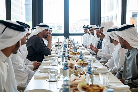 محمد بن زايد وأمير قطر&nbsp;