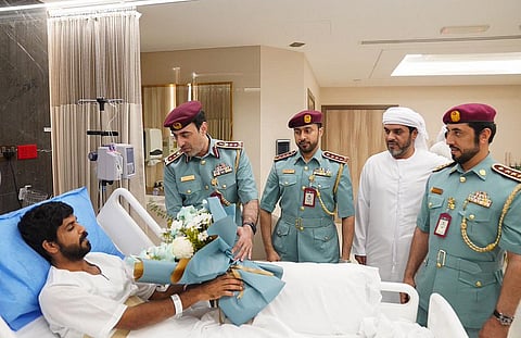 الصورة: شرطة رأس الخيمة/إنستغرام