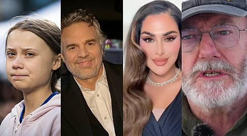 مشاهير مع العدالة