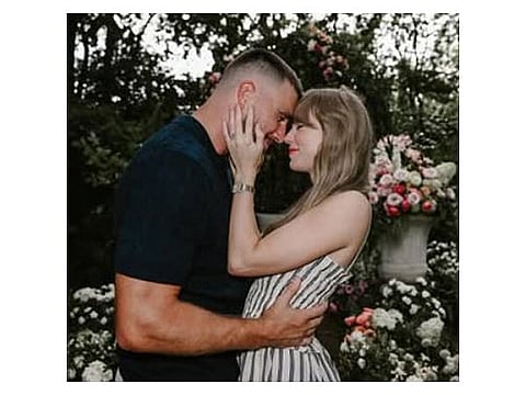 تايلور سويفت، ترافيس كيلسي (صورة/إنستغرام@taylorswift)