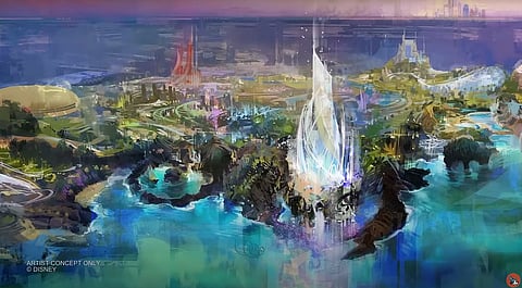 قلعة ديزني في أبوظبي... سحر البحر يروي الحكاية