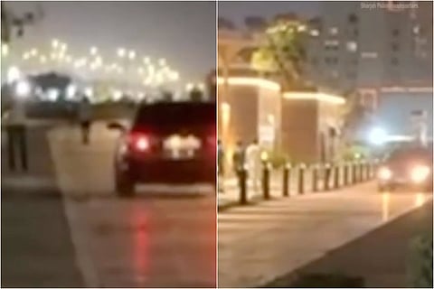 لقطة شاشة: فيديو شرطة الشارقة