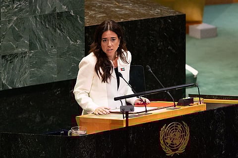 معالي لانا زكي نسيبة، وزيرة دولة الإمارات العربية المتحدة. الصورة: بعثة الإمارات العربية المتحدة لدى الأمم المتحدة
