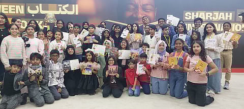 أقلام صغيرة مبدعة: أطفال يوقعون مؤلفاتهم في"الشارقة للكتاب"