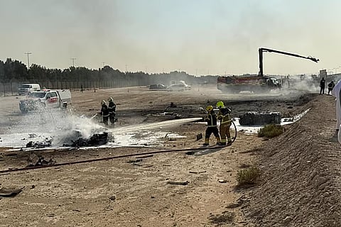 تحطم مقاتلة هندية مشاركة في "دبي للطيران 2025"