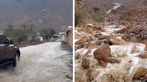 تحذيرات في الإمارات: تجنبوا عبور الأودية أثناء الأمطار الغزيرة
