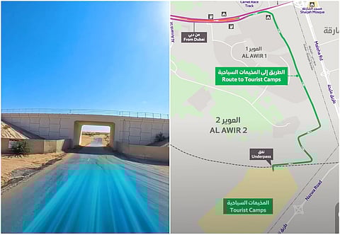 بطول 8 كلم:طريق بديل للمركبات السياحية إلى مخيمات العوير 