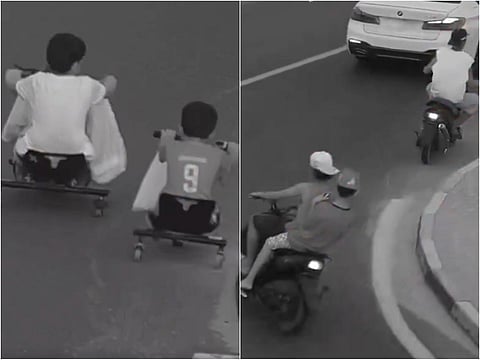 شرطة عجمان تحذر..دراجات الأطفال الكهربائية في الشوارع خطر قاتل