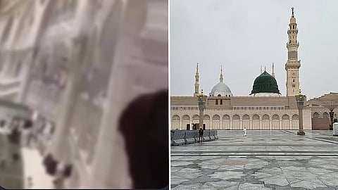 حادثة سقوط في الحرم المكي تنتهي بإصابة رجل أمن