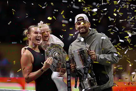 "كيريوس" يحسم"صراع الجنسين" أمام "سابالينكا" في ليلة دبي الاستعراضية