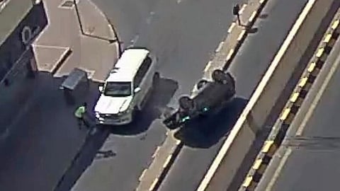 لقطة شاشة: فيديو شرطة الشارقة على إنستغرام