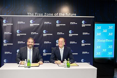 "خليج تايمز" و"مدينة الابتكار" يطلقان منصة ريادة الفكر برأس الخيمة