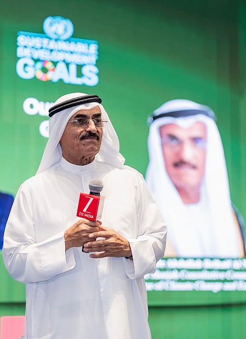 الدكتور عبد الله بلحيف النعيمي، رئيس المجلس الاستشاري لإمارة الشارقة ووزير التغير المناخي والبيئة الإماراتي السابق.