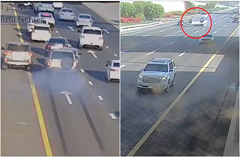 أبوظبي: حوادث مرورية مروعة لانشغال السائقين