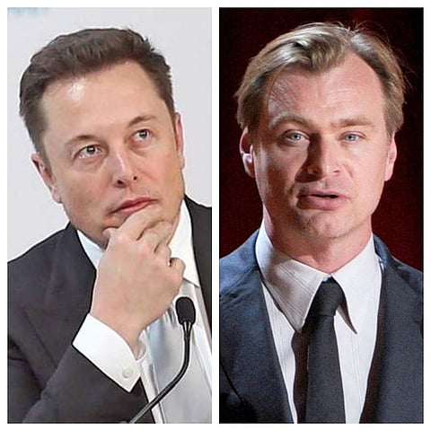 إيلون ماسك وكريستوفر نولان