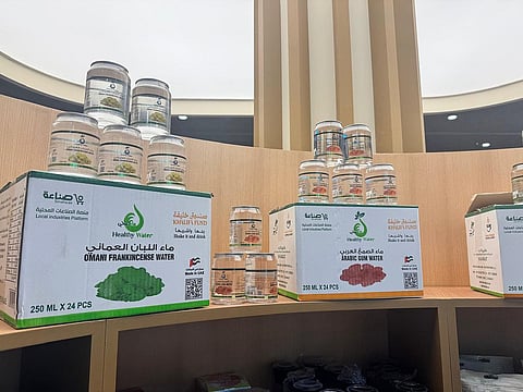 صُنعت هذه المياه المنكهة بدمج المكونات التقليدية مع الماء. الصورة: نسرين عبد الله