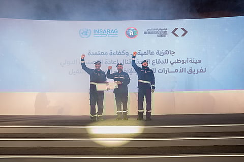 فريق الإمارات للبحث والإنقاذ ينتزع "المستوى الثقيل" عالمياً