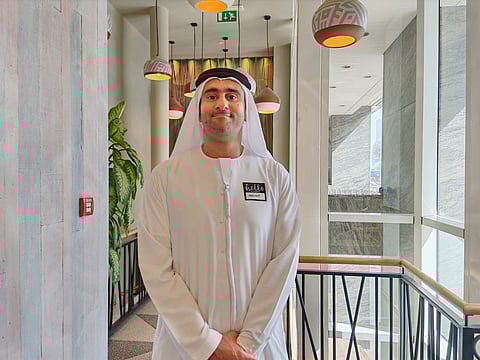 الرسام عبد الله لطفي. تصوير: غراس تاج الدين