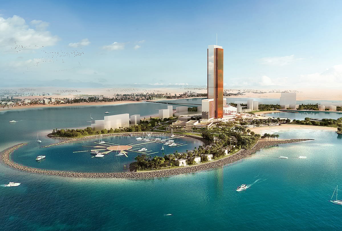 "وين المرجان"يعتلي قمة رأس الخيمة كأطول برج في الإمارة