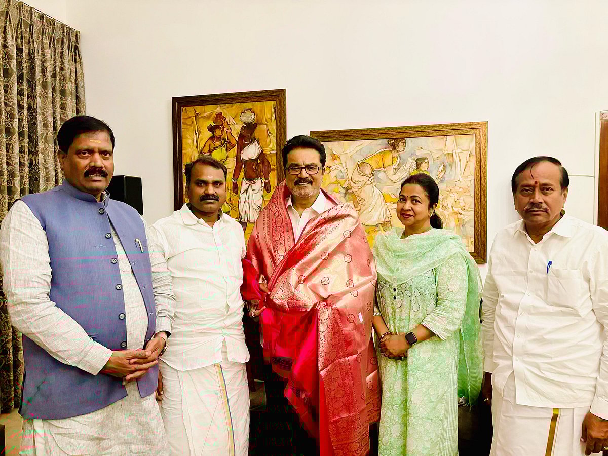 சமத்துவ மக்கள் கட்சியை பாஜகவுடன் இணைத்த சரத்குமார்