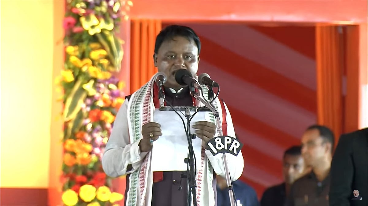 ஒடிஷா முதல்வராகப் பதவியேற்றார் மோகன் சரண் மாஜி