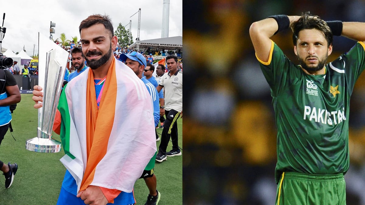 பாகிஸ்தானுக்கு கோலி வந்தால் இந்தியாவின் அன்பை மறந்துவிடுவார்: ஷாஹித் அஃப்ரிடி