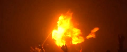 திருவண்ணாமலையில் மகா தீபம் ஏற்றப்பட்டது