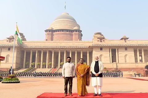 தில்லியில் இலங்கை அதிபர் திசாநாயக்க: குடியரசுத் தலைவர் மாளிகையில் வரவேற்பு!
