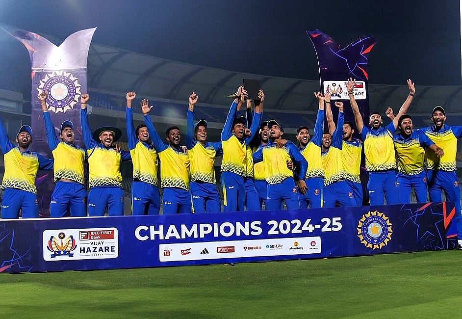 விஜய் ஹசாரே கோப்பை: கர்நாடகம் சாம்பியன்