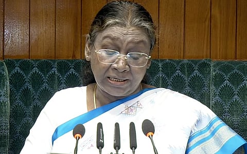 நாடாளுமன்ற கூட்டுக் கூட்டத்தில் குடியரசுத் தலைவர் உரை!