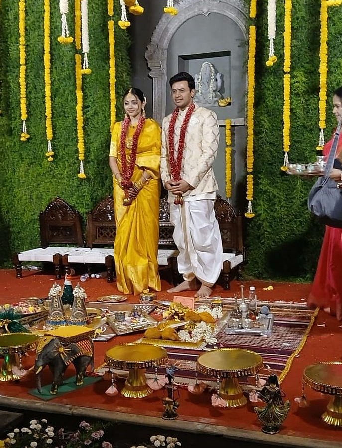 தேஜஸ்வி சூர்யா - சிவஸ்ரீ ஸ்கந்தபிரசாத் திருமணம் பெங்களூருவில் நடைபெற்றது