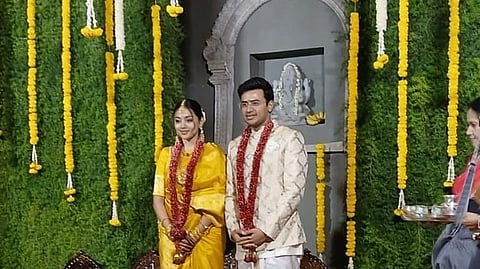 தேஜஸ்வி சூர்யா - சிவஸ்ரீ ஸ்கந்தபிரசாத் திருமணம் பெங்களூருவில் நடைபெற்றது